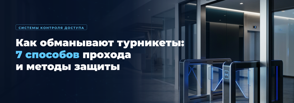 Как обманывают турникеты: 7 способов несанкционированного прохода и методы защиты