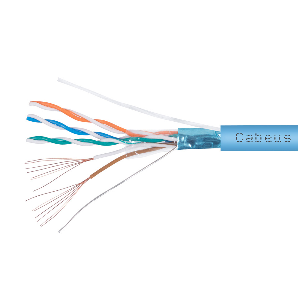 Cabeus FTP-4P-Cat.5e-PATCH-LSZH-BL