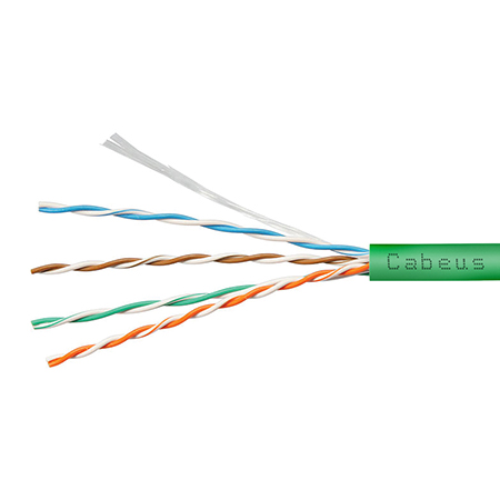 Cabeus UTP-4P-Cat.5e-SOLID-LSZH-GN-50